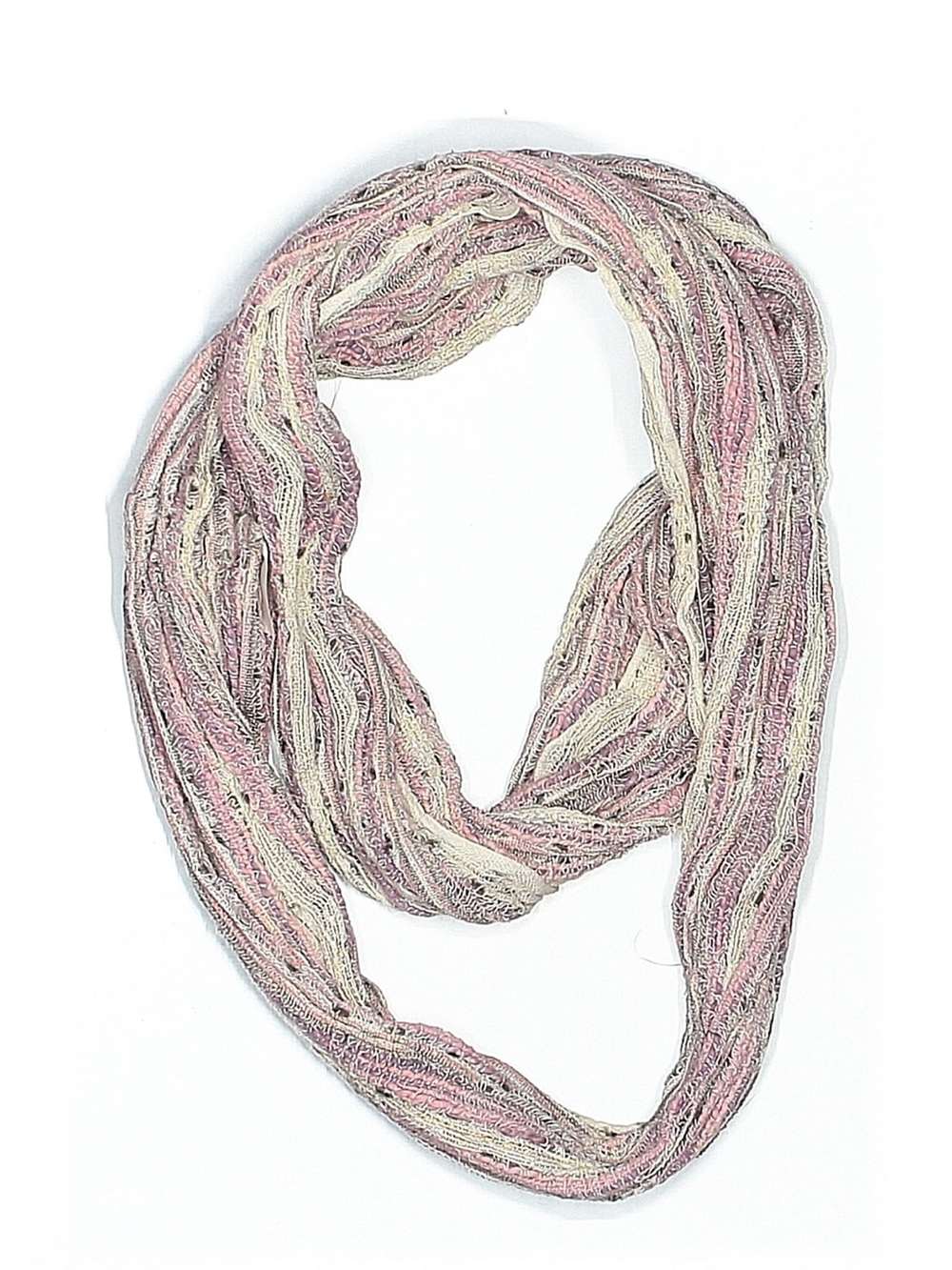 Apt. 9 Pink and Cream Lightweight Infinity Scarf. Some imperfection